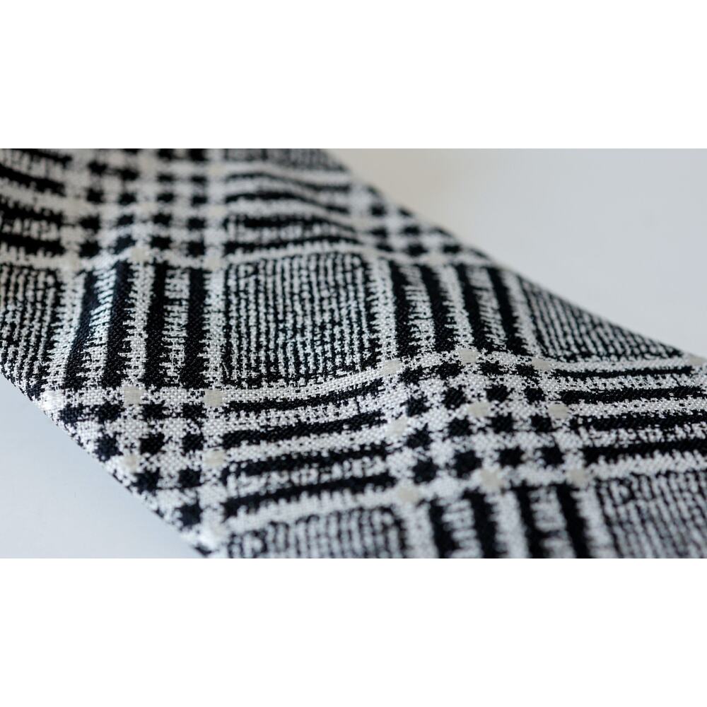 VTG Hickey Freeman USA Silk Glen Plaid Tie Business Preppy Academia Old Money - Picture 10 of 16